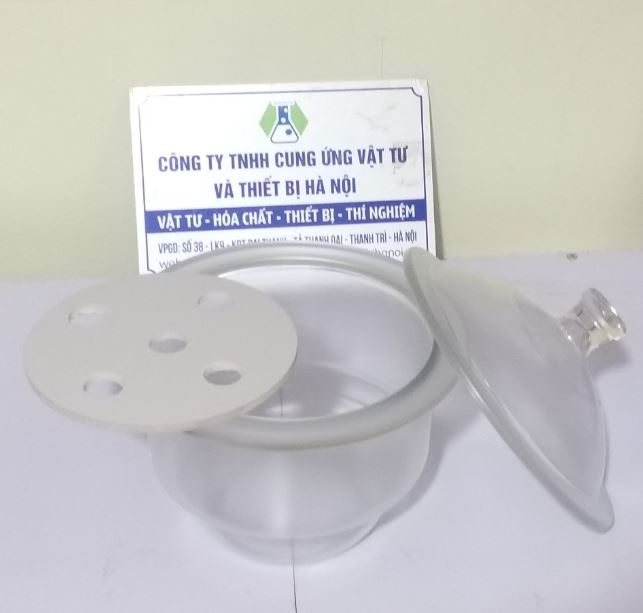 Bình hút ẩm trắng không vòi phi 450mm, hãng Onelab