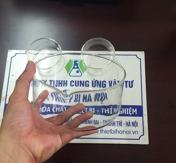 Chậu thủy tinh đường kính 19cm, hãng Biohall