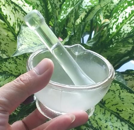 Chày cối thủy tinh phi 60mm, hãng Onelab