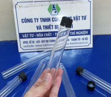 Ống nghiệm có nắp vặn đen 25x150mm, hãng Onelab