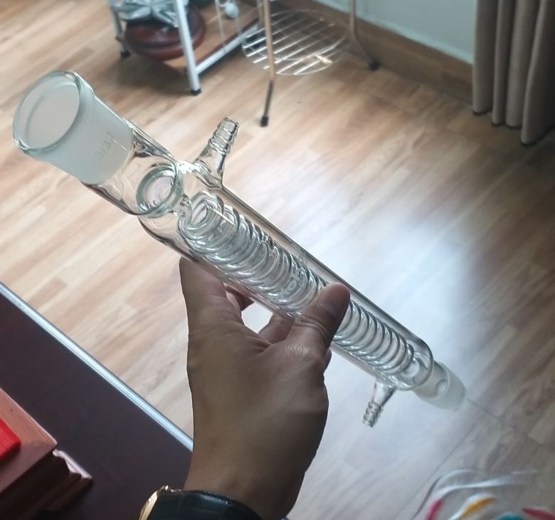 Ống sinh hàn xoắn 400mm, nhám 29/32, hãng Biohall