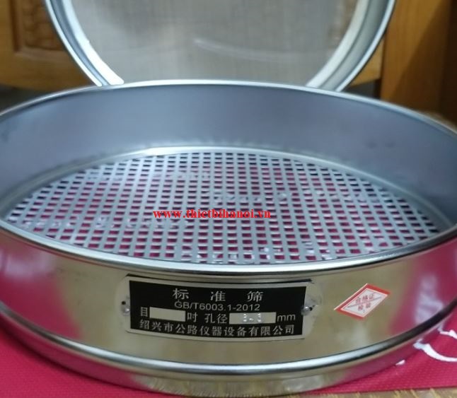 Sàng rây phân tích cỡ hạt cỡ lỗ 0,212mm, đường kính 300mm