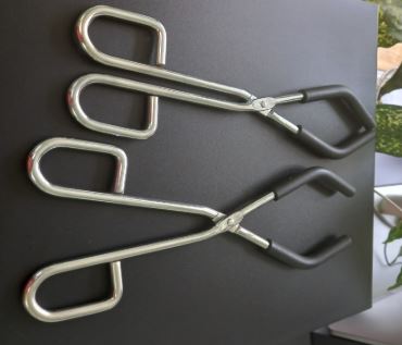 Kẹp cốc thủy tinh có bọc cao su trống trơn 260mm, hãng Onelab