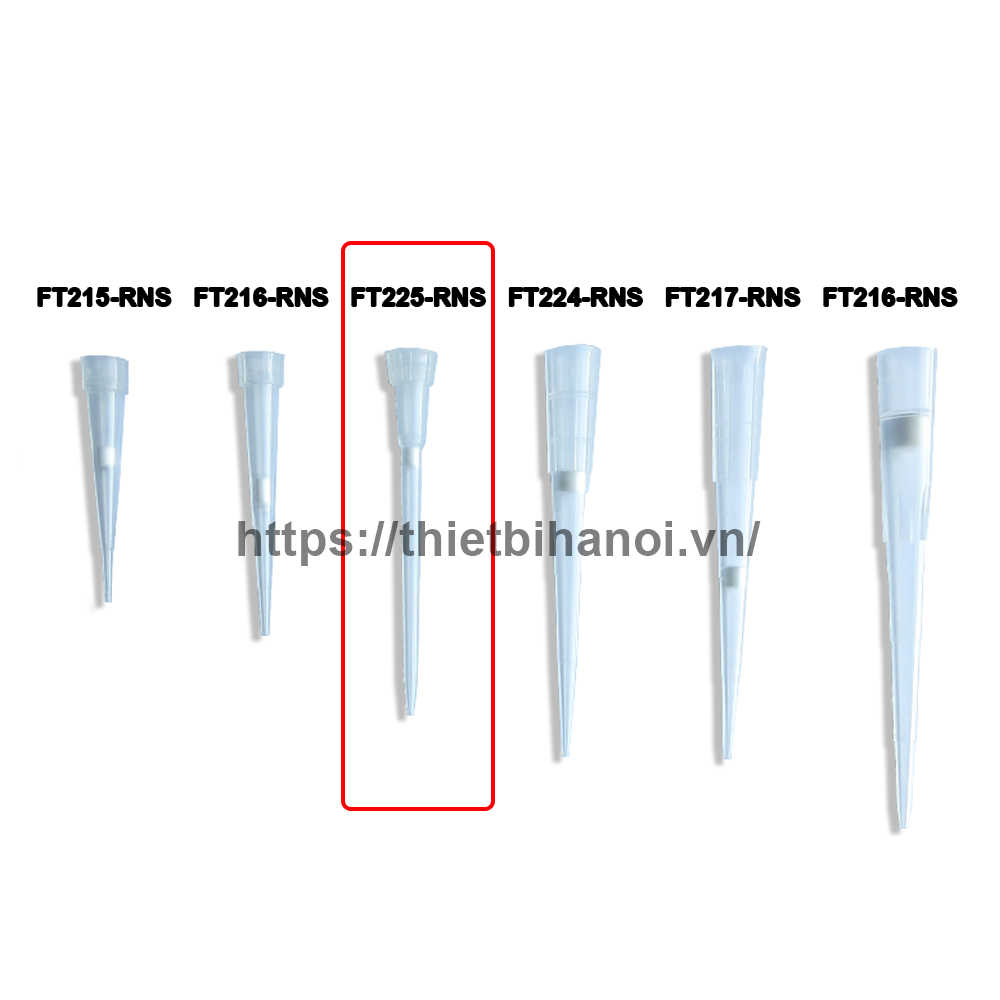 Đầu côn/tip trắng 0.1-10ul vô trùng FT225-RNS