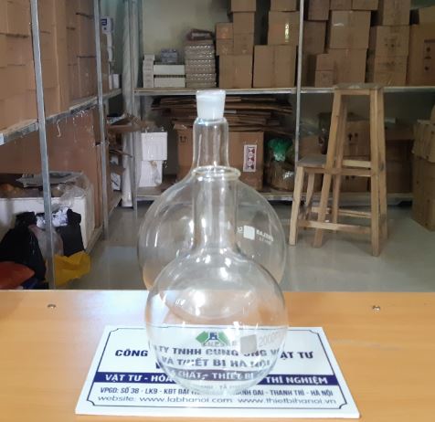 Bình cầu đáy bằng 25ml, hãng Onelab