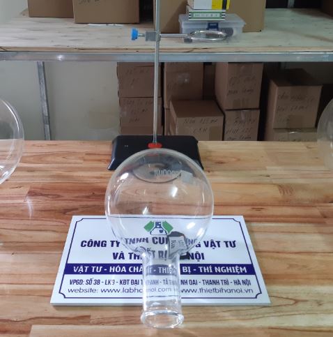 Bình cầu đáy bằng 500ml, hãng Onelab