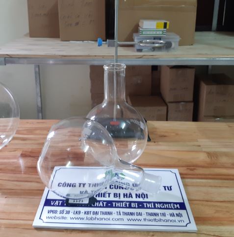 Bình cầu đáy bằng 50ml, hãng Onelab