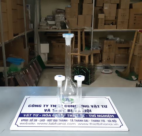 Bình định mức trắng 25ml, hãng Onelab