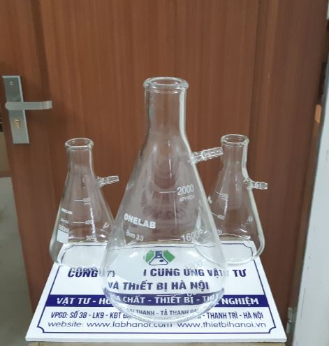 Bình tam giác có nhánh 5000ml, hãng Onelab