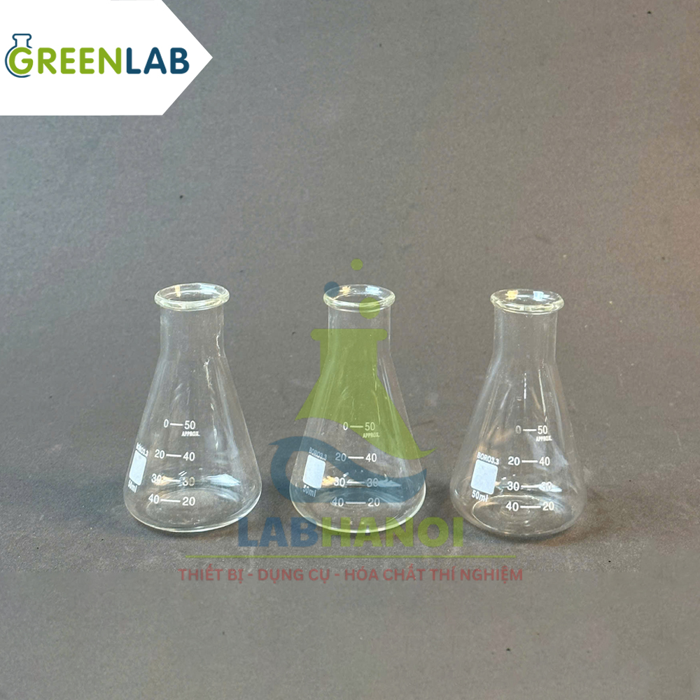 Bình tam giác miệng hẹp 50ml, hãng GreenLab