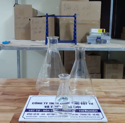 Bình tam giác thủy tinh 300ml, hãng Onelab