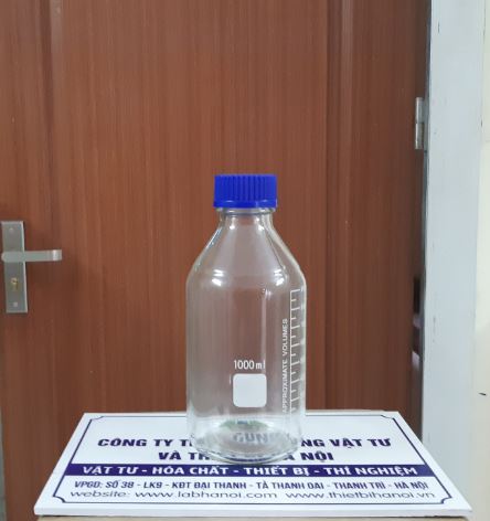 Chai trung tính trắng nắp vặn xanh 1000ml, hãng Onelab