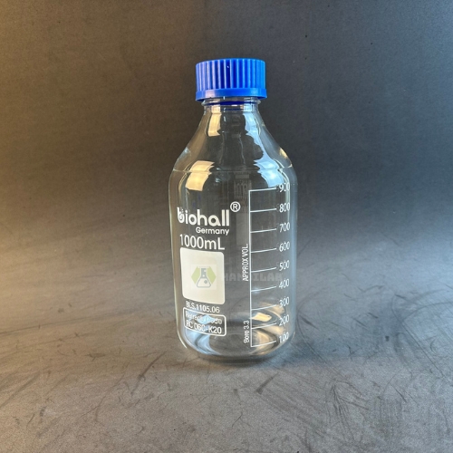 Chai trung tính trắng nắp vặn xanh 1000ml, hãng Biohall