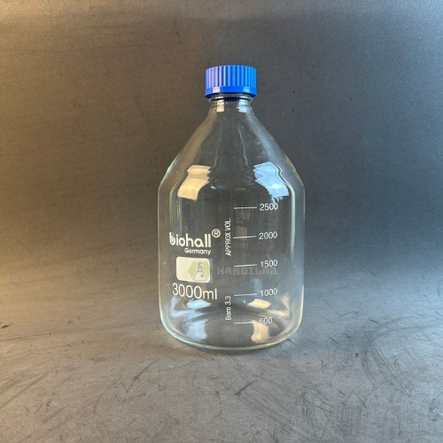 Chai trung tính trắng nắp vặn xanh 3000ml, hãng Biohall