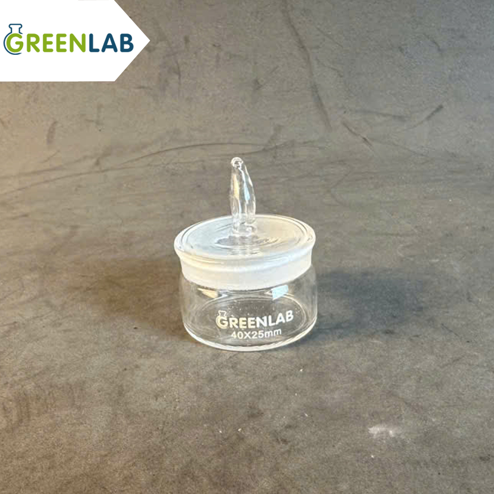 Chén Cân Thuỷ Tinh 40x25mm, Hãng GreenLab