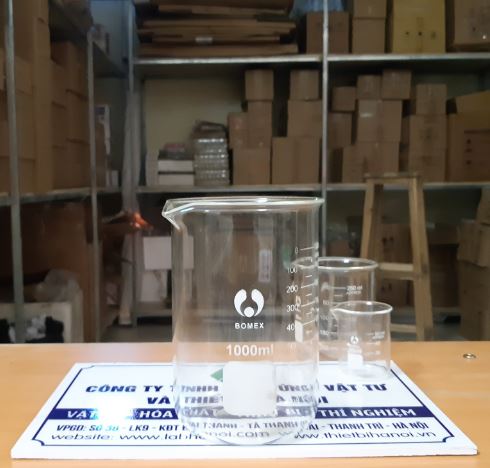 Cốc đốt cao thành 1000ml, hãng Onelab