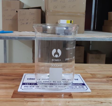 Cốc đốt thấp thành 5000ml, hãng Onelab