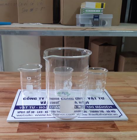 Cốc đốt thấp thành 600ml, hãng Onelab