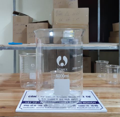 Cốc thủy tinh chia vạch, chịu nhiệt 10000ml, hãng Onelab