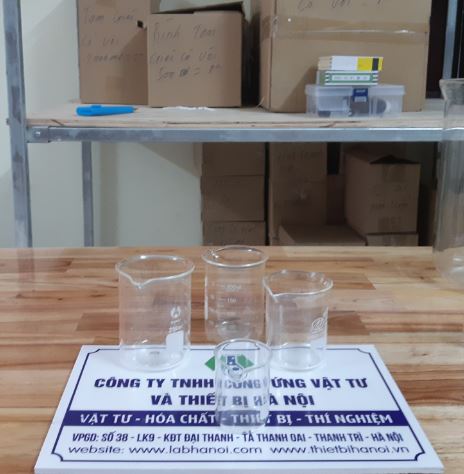 Cốc thủy tinh chia vạch, chịu nhiệt 10ml, hãng Onelab