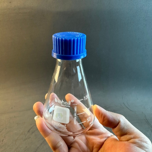 Bình tam giác có nắp vặn 100ml hãng Biohall-Germany