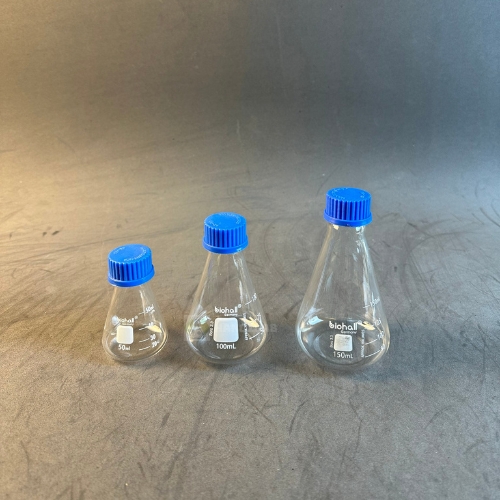 Bình tam giác có nắp vặn 150ml hãng Biohall-Germany